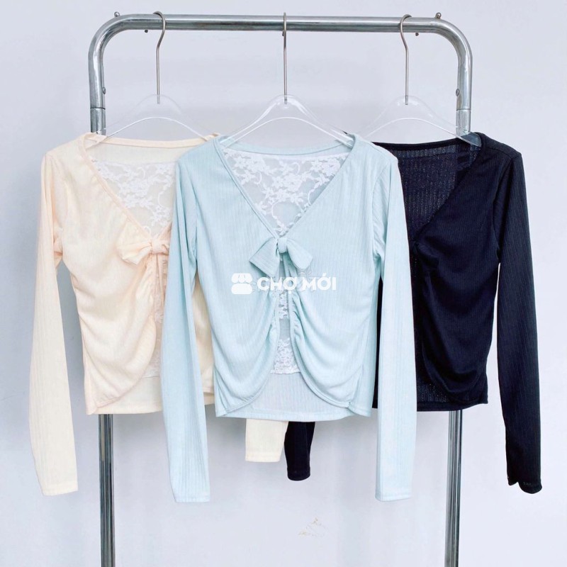 Croptop phối ren 59🐠