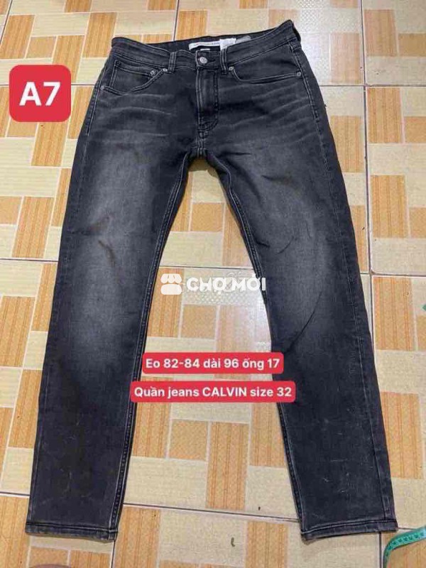 Quần jeans CALVIN size 32