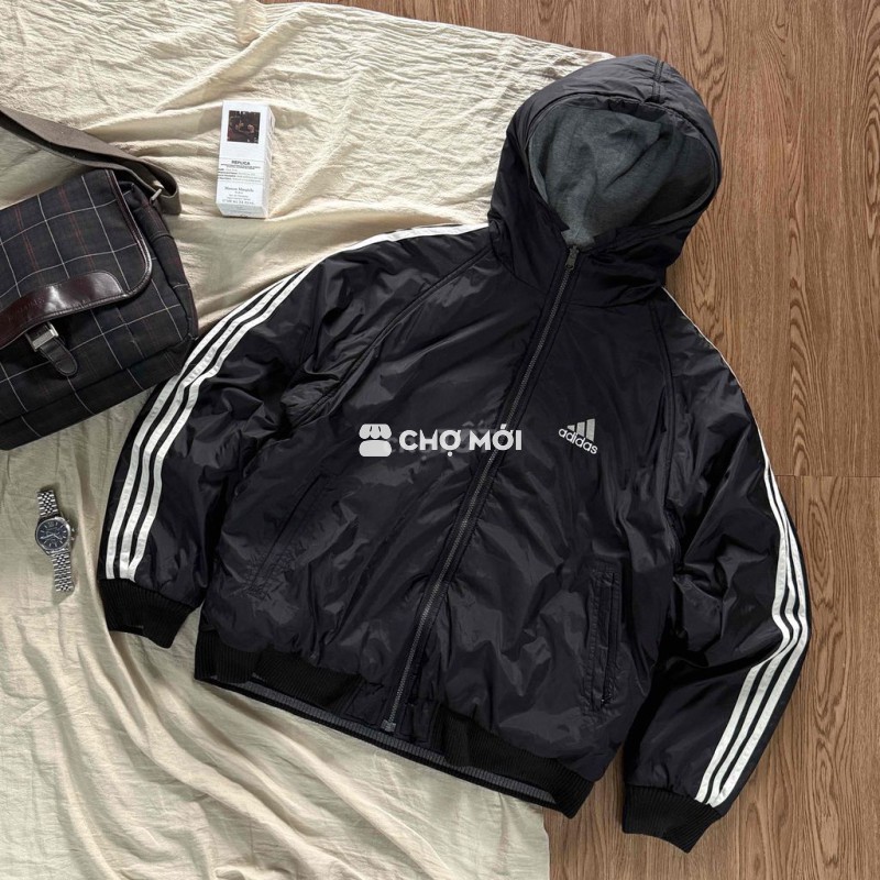 Vintage A..di..das Reversible Hooded Jacket