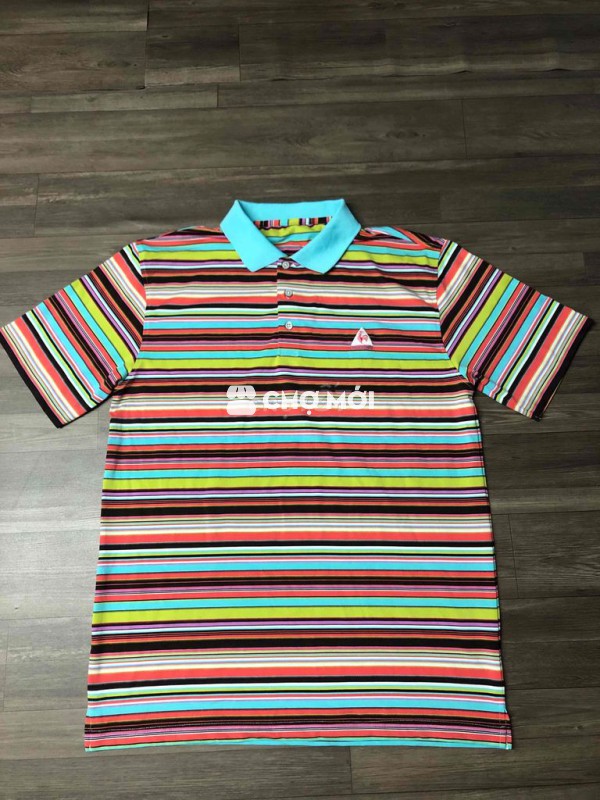 áo gà pháp thể thao phối kẻ 70-80kg