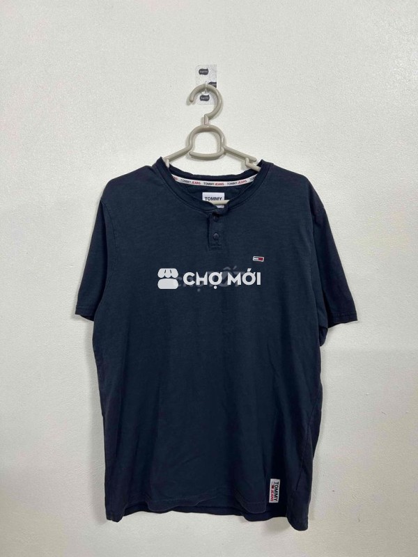 Tommy T-Shirt Xanh Đen Cotton