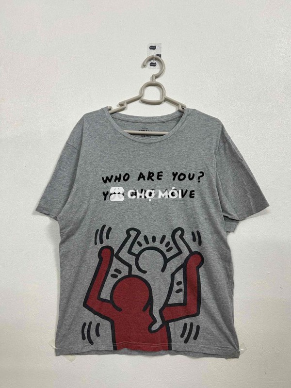 UniQlo T-Shirt Grey Cotton