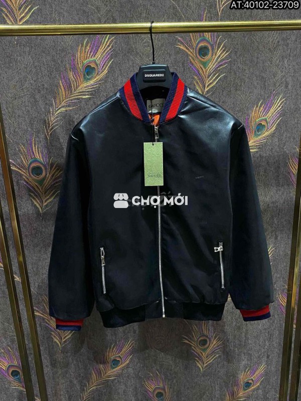Deal Jacket Leather Gucci Black / SC