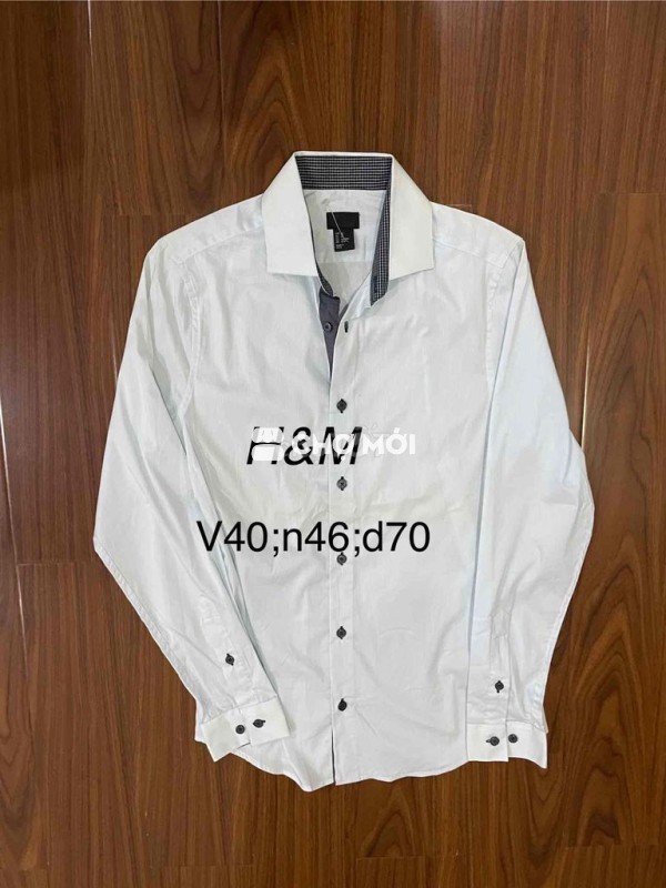 sơmi tay dài H&M body 50-55kg mới nguyên