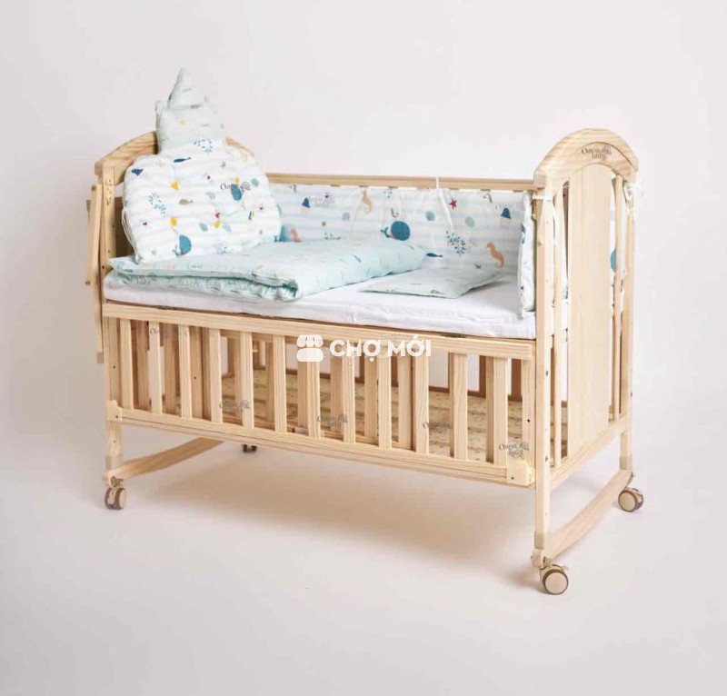 Bán cũi gỗ 6 chức năng cho bé