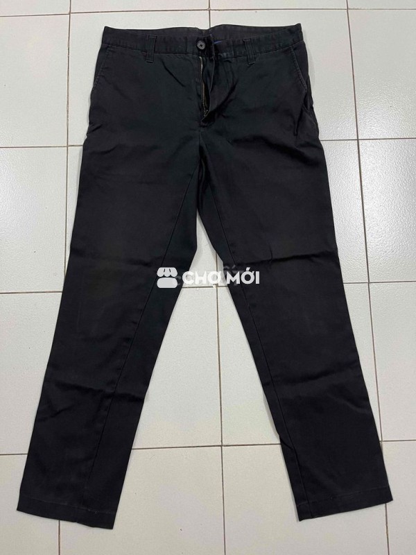 Quần chinos/kaki nam màu xanh đen size 32