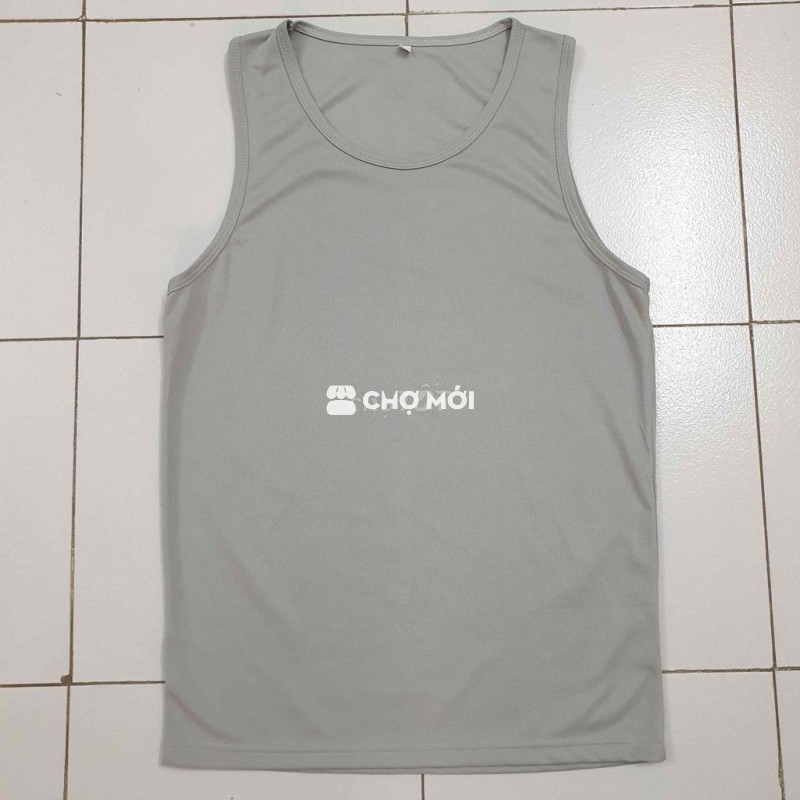 Áo ba lỗ thể thao nam màu ghi thanh lý 1 chiếc mới