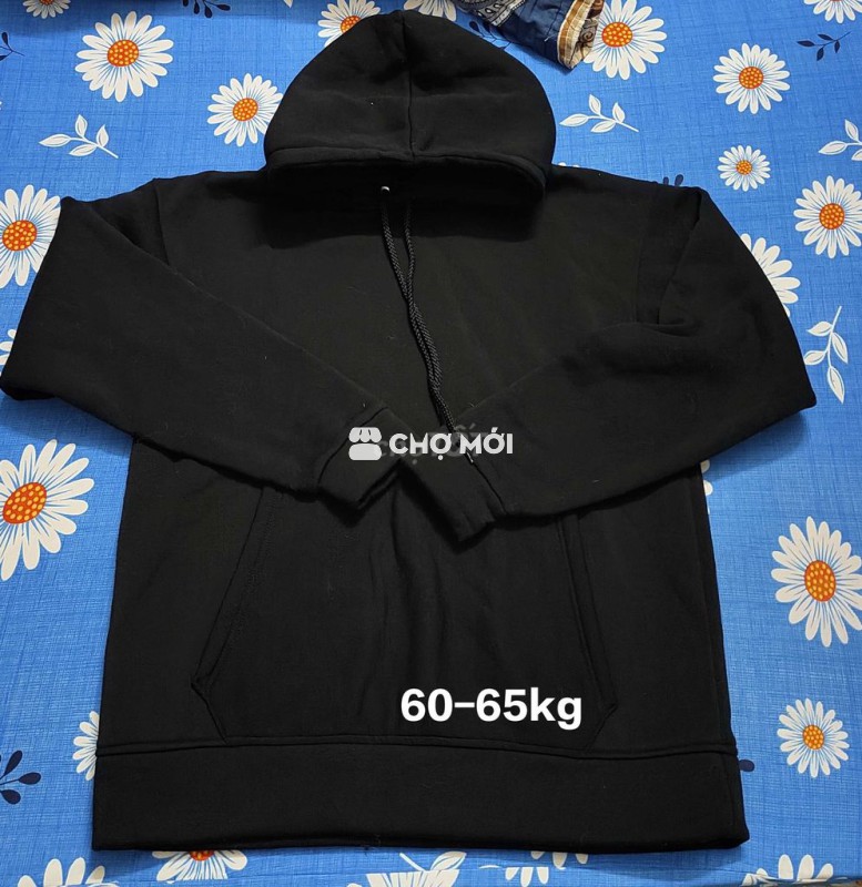 Áo khoác hoodie nam có nón size 60-65kg