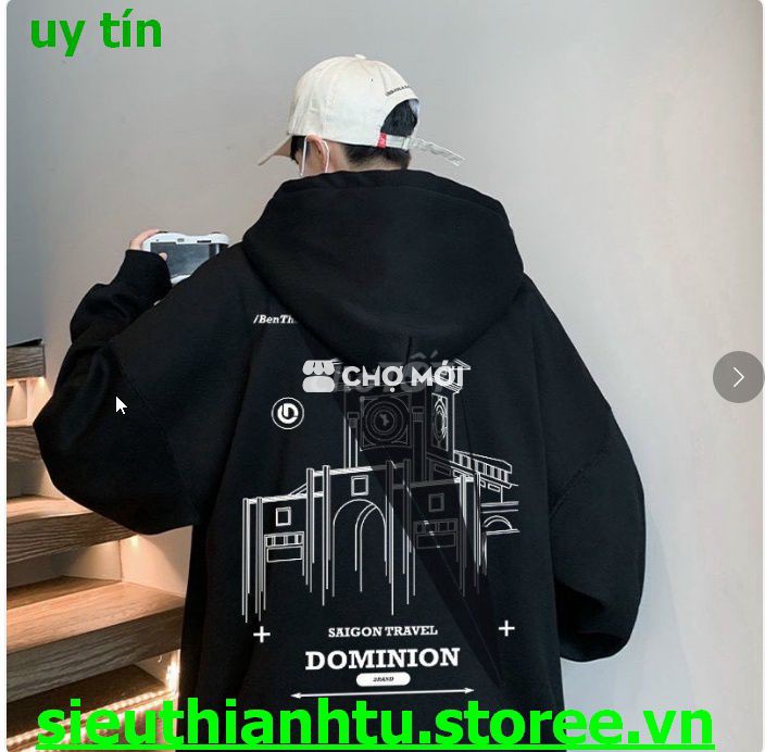ÁO KHOÁC HOODIE NAM NỮ DOMINION DÀY DẶN -HTM