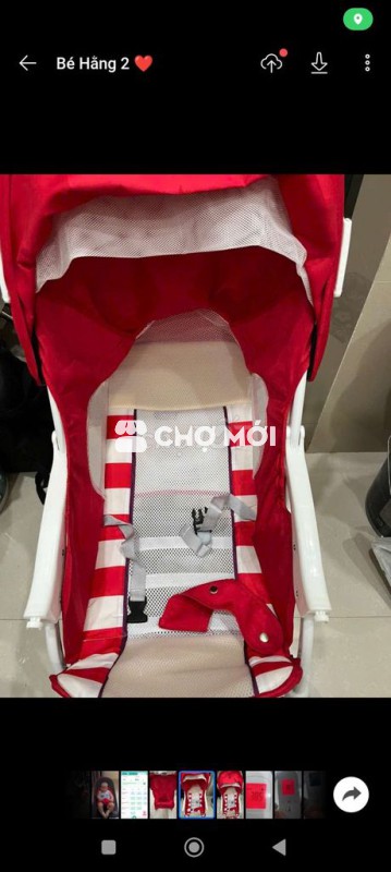 Xe đẩy nằm và gồi cho em bé