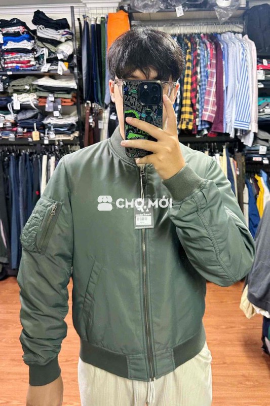 Áo bomber Uniql0 cao cấp chính hãng