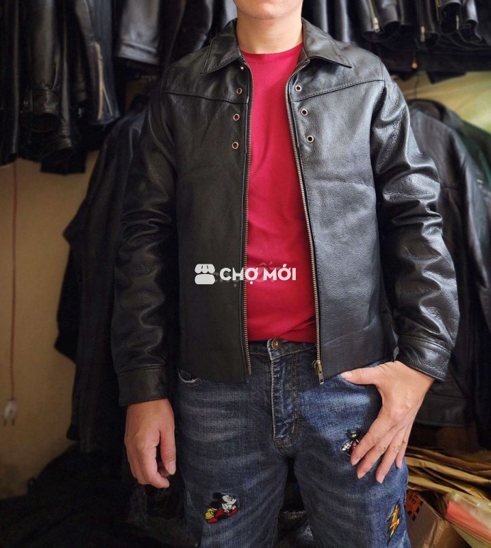 Áo da hiệu hayley chính hãng size 50 55kg