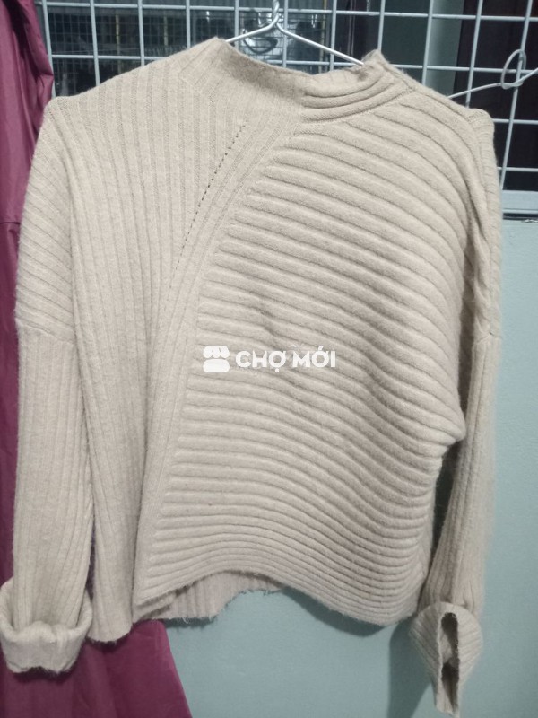 áo len nữ đẹp màu be