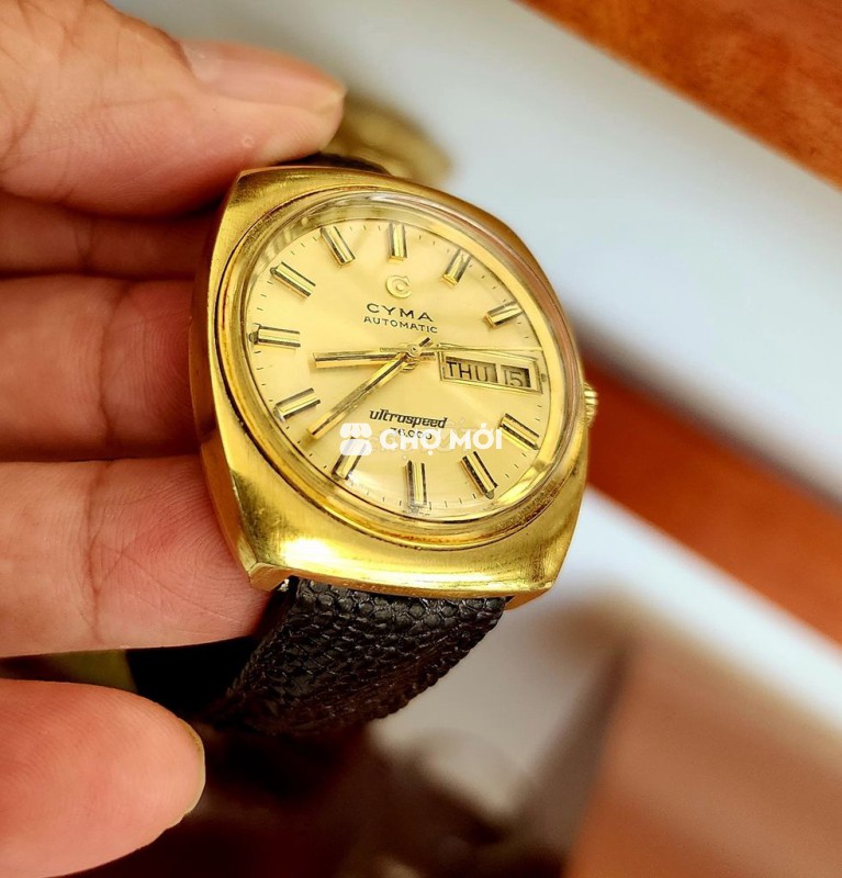Đồng hồ cổ Thụy Sĩ CYMA máy auto 36k nhịp VIP