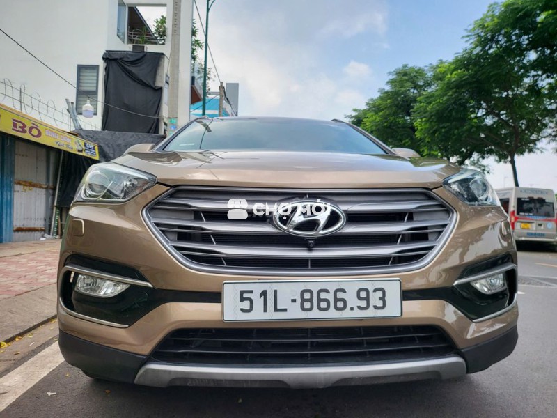 Hyundai Santafe 2017 2.4 AWD Nâu đất