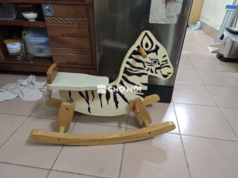 Đồ chơi bập bênh Ngựa vằn Gỗ