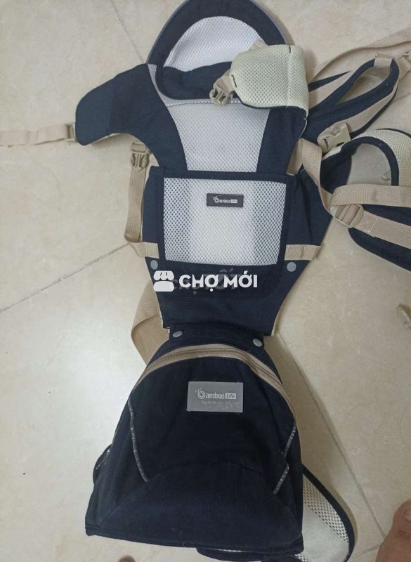 Địu Bamboo Life + Mùng gấp gọn cho bé