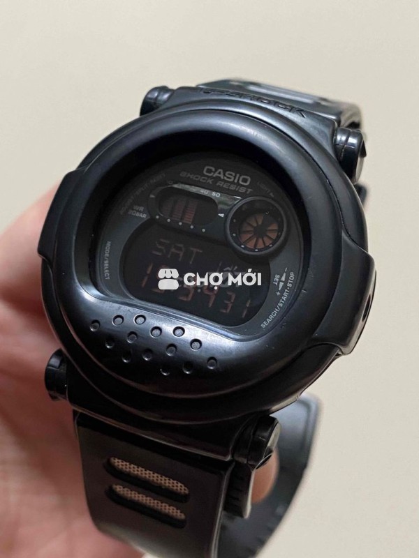 CASIO GSHOCK G-001 FULL ĐEN ÂM BẢN CHUẨN HÃNG