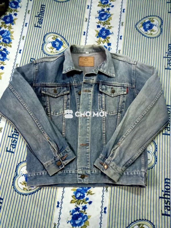 Áo khoác Jean Xanh nhạt size M