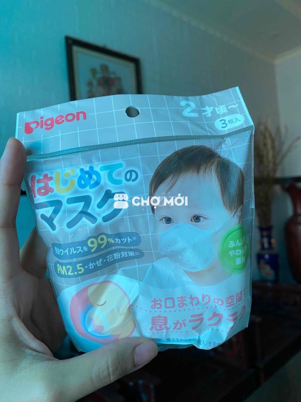Khẩu trang cho bé dưới 1 tuổi