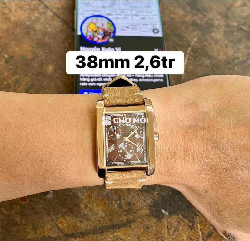 Citizen tank 38mm chronograph