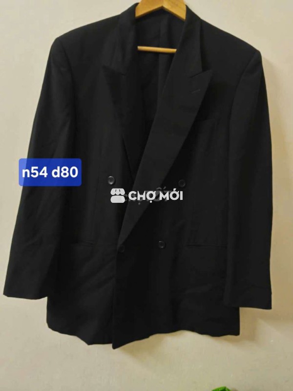 Áo vest 6 Nút Hiệu Nhật sz M L n54 d74 d80 mới 98%