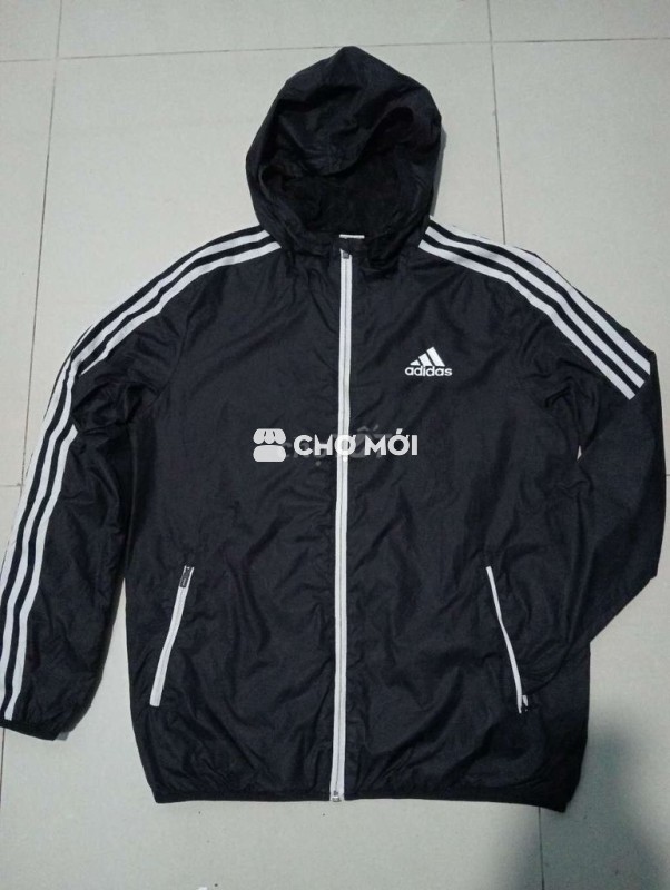 Áo khoác Adidas Nam size L Đen