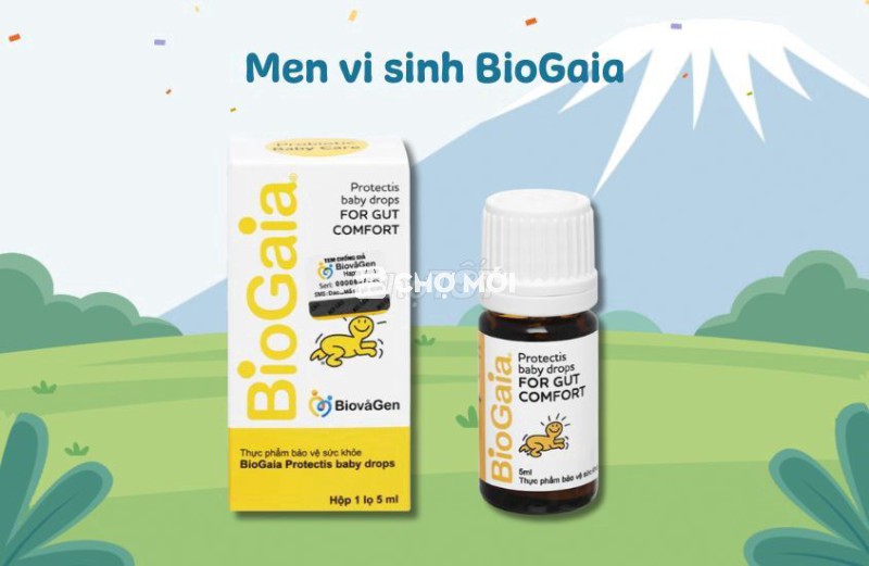 Men vi sinh Biogaia cho bé hỗ trợ tiêu hóa tốt