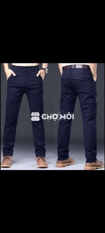 Quần kaki nam túi gối