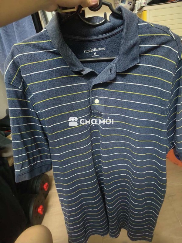 Áo polo nam Croft & Barrow vải size M