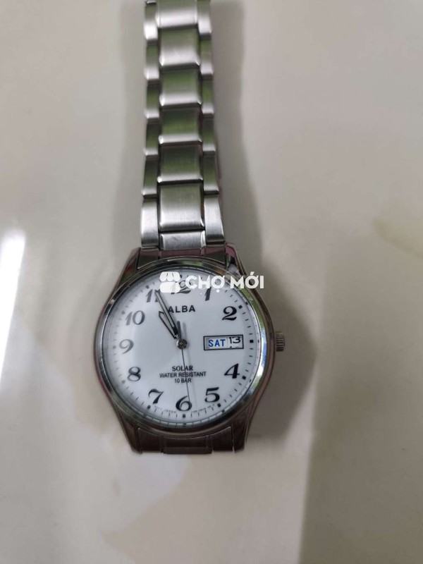 Đồng hồ Alba pin sola năng lượng