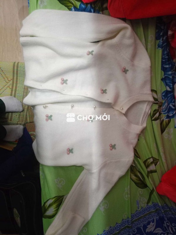 Áo khoác len nữ Trắng
