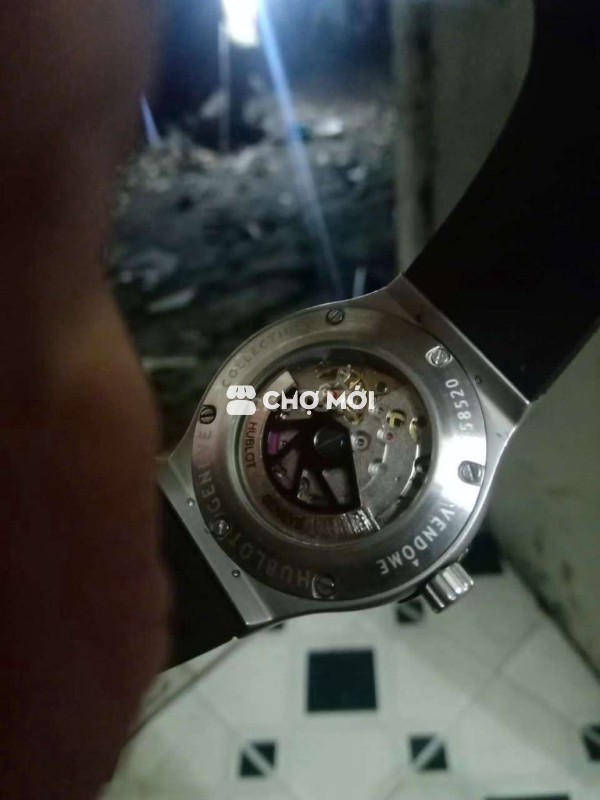 Đồng hồ  Nam Automatic Bạc Xanh