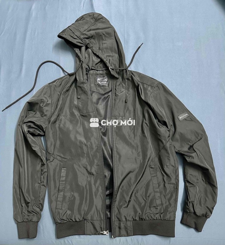 Áo khoác nam BOLTON vải dù đen