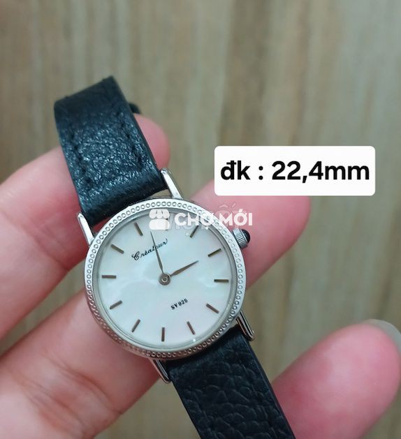 Đồng hồ đeo tay Nữ Bạc đúc 925