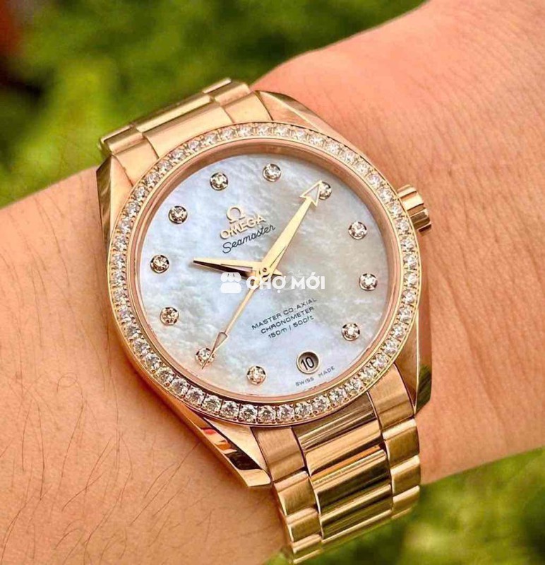 Đồng hồ Omega Aqua Terra 150m Nam Vàng hồng 18K