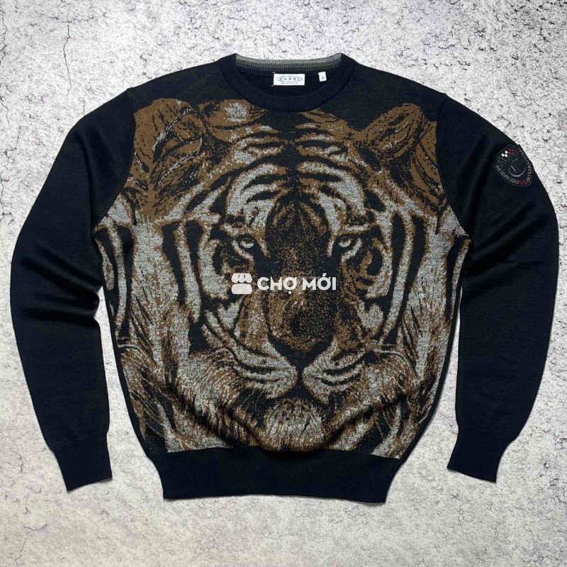 Áo len CAPRI nam hoạ tiết hổ rất đẹp