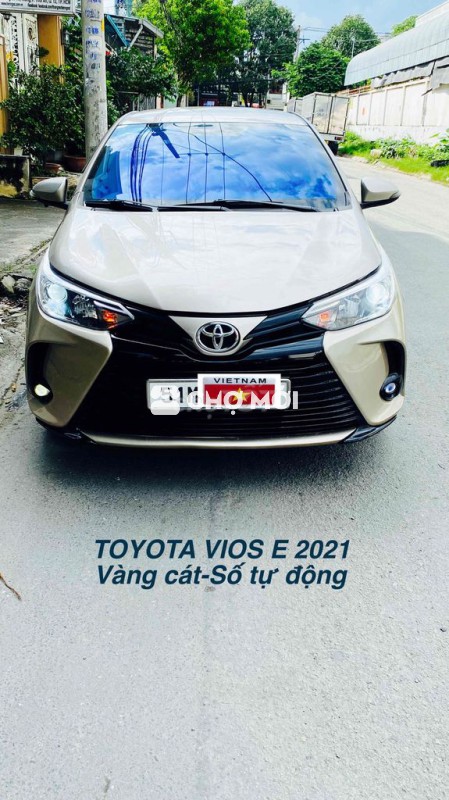 Toyota Vios 2021 E,1.5 AT  -màu vàng cát(Tự Động)