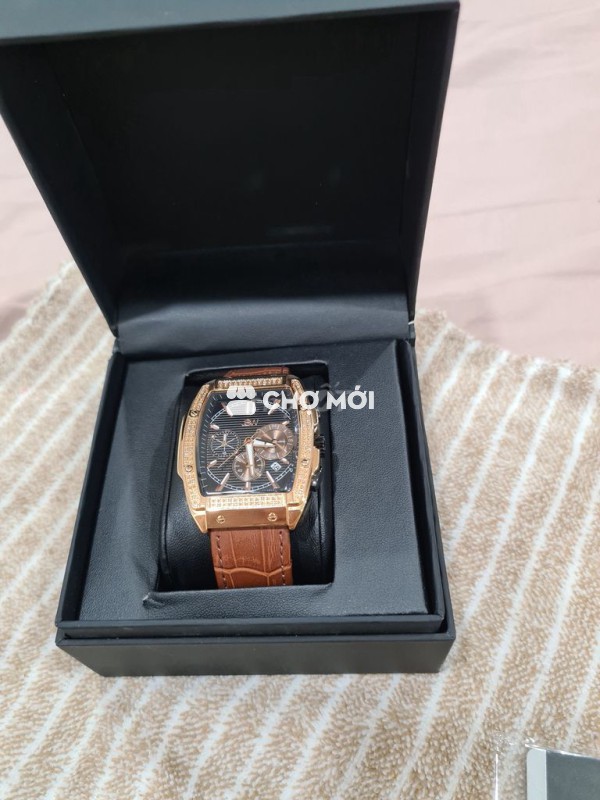 Đồng hồ JBW J6379D Dây da cá sấu Nam