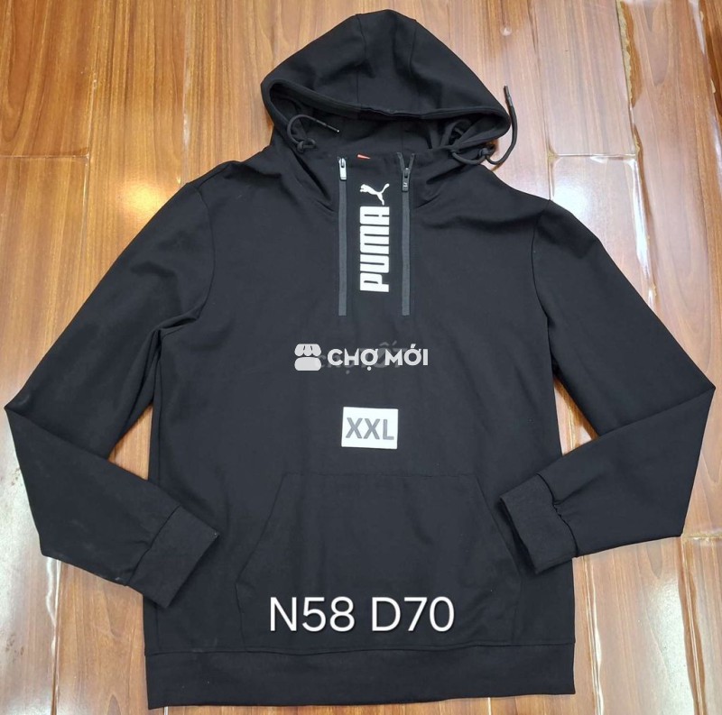 Áo khoác Puma nam Thun Đen XXL Đã qua sử dụng