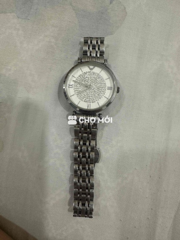 Đồng hồ đeo tay Nữ Kim loại Bạc