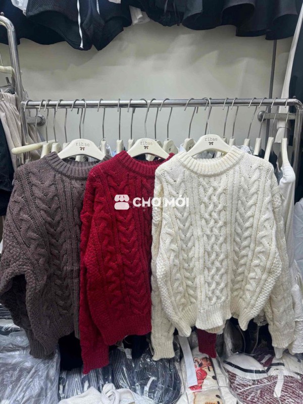 Áo len nữ Len thừng Quảng Châu