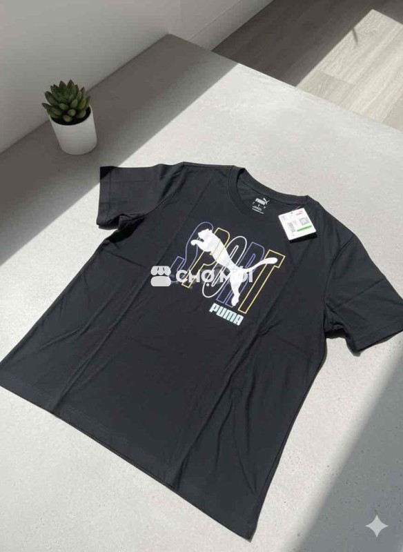 Áo thun Puma nam Cotton Đen Size L