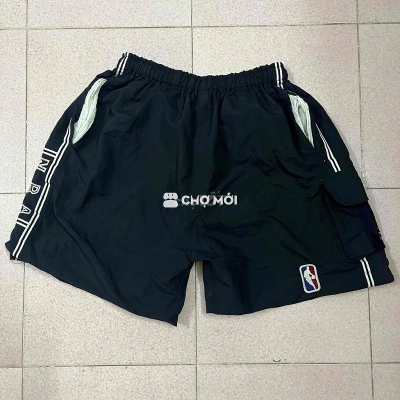 Quần đùi gió thể thao NB.A lót lưới có túi bên