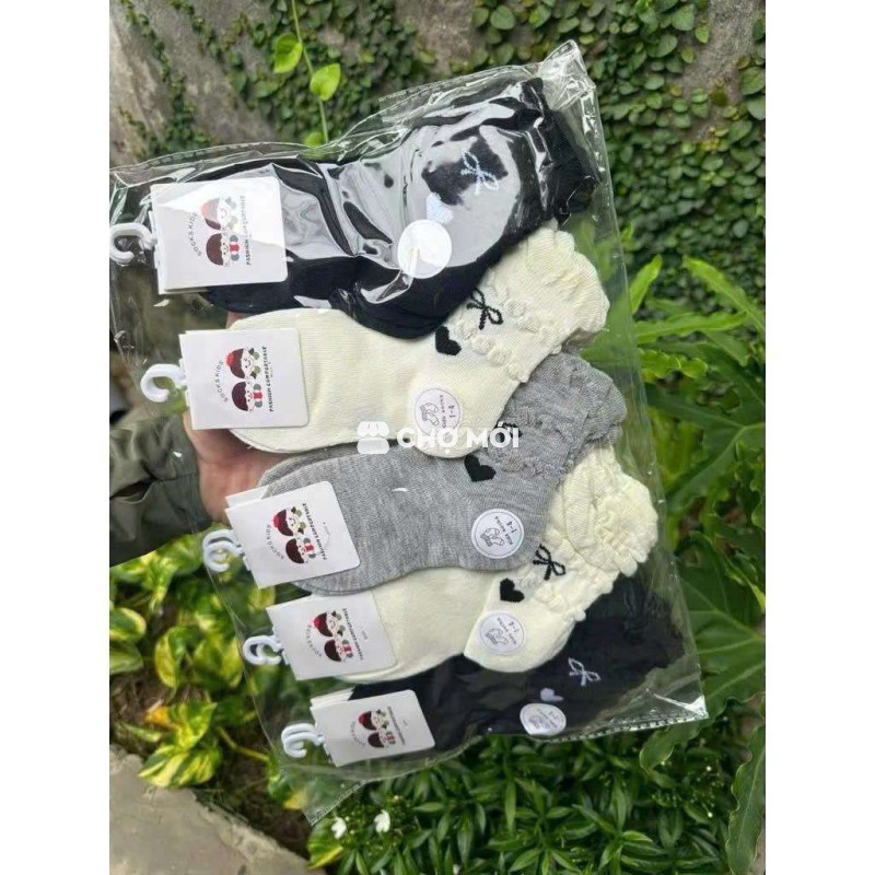 Tất trẻ em nữ Cotton 1-12 tuổi