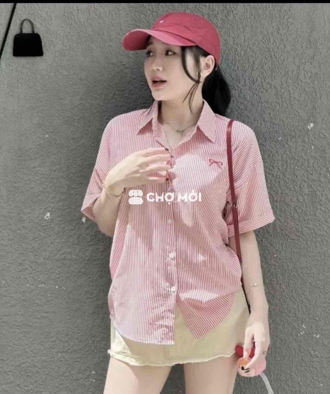 Áo sơ mi Babee Nữ Kate Tay ngắn
