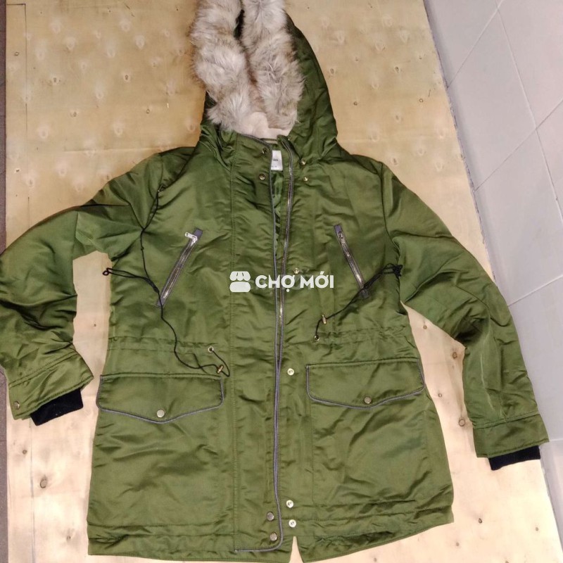 Áo khoác Stradivarius nữ lót bông size M