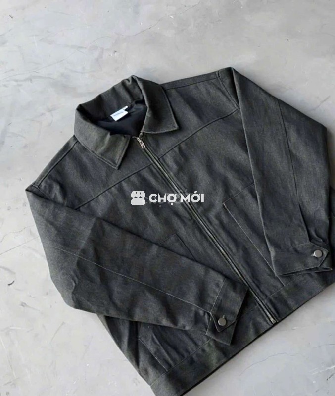 Áo kaki jacket xám size L