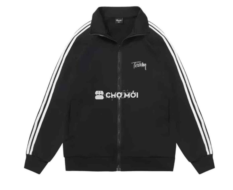 Áo khoác Vender nỉ Unisex Đen