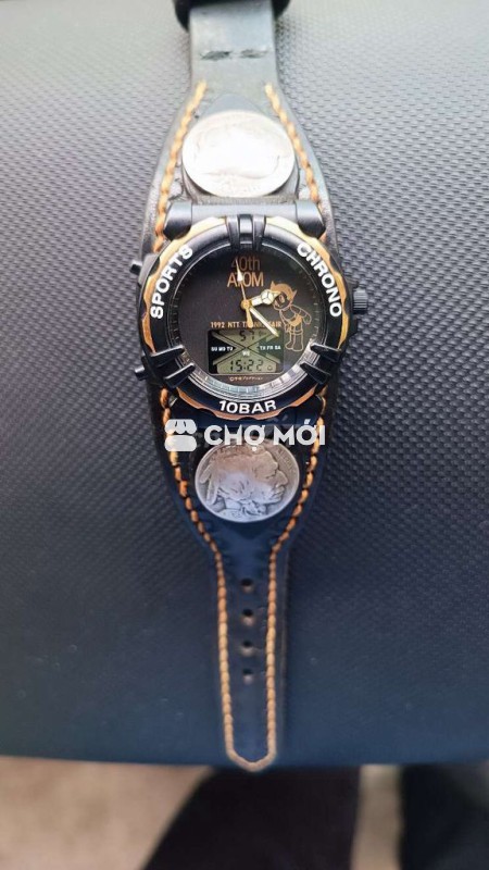 Đồng hồ đeo tay dây da bò 38mm